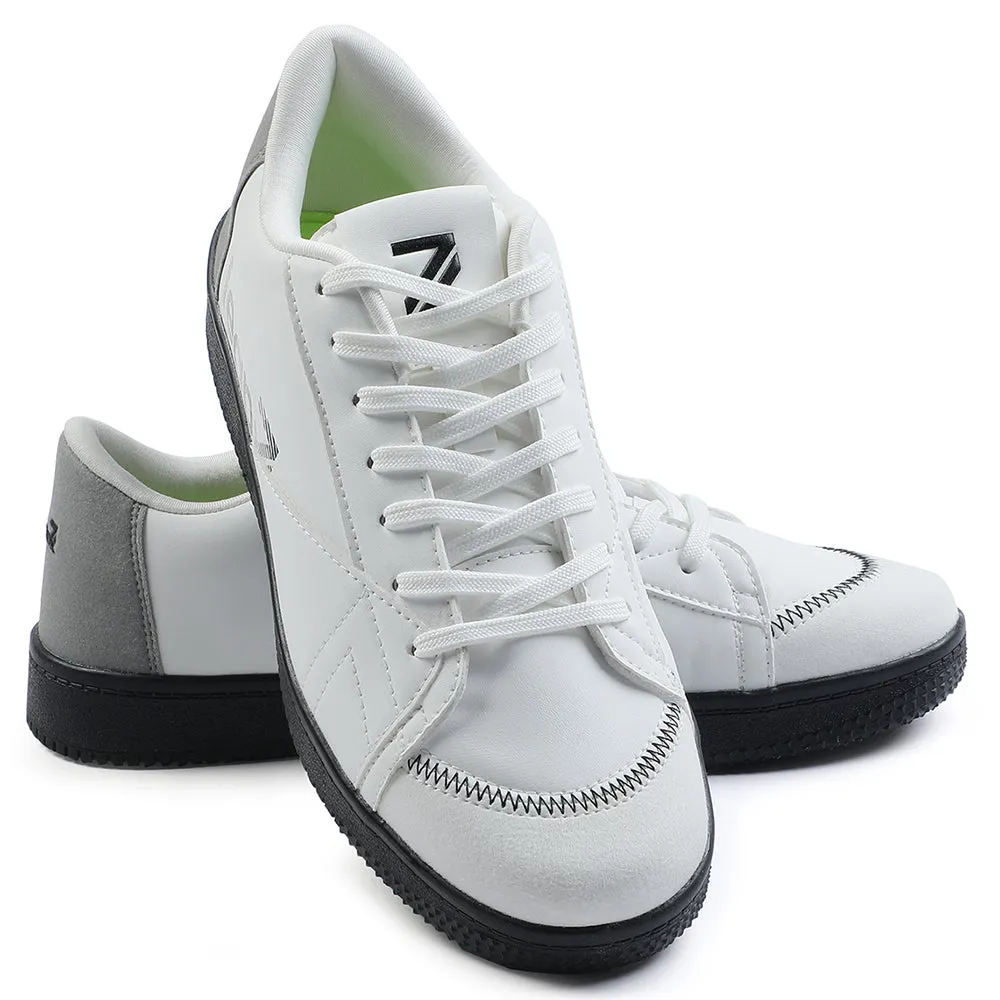 Leap7x White Casual Lacing Sneakers For Men NEXTER-1E By Liberty
