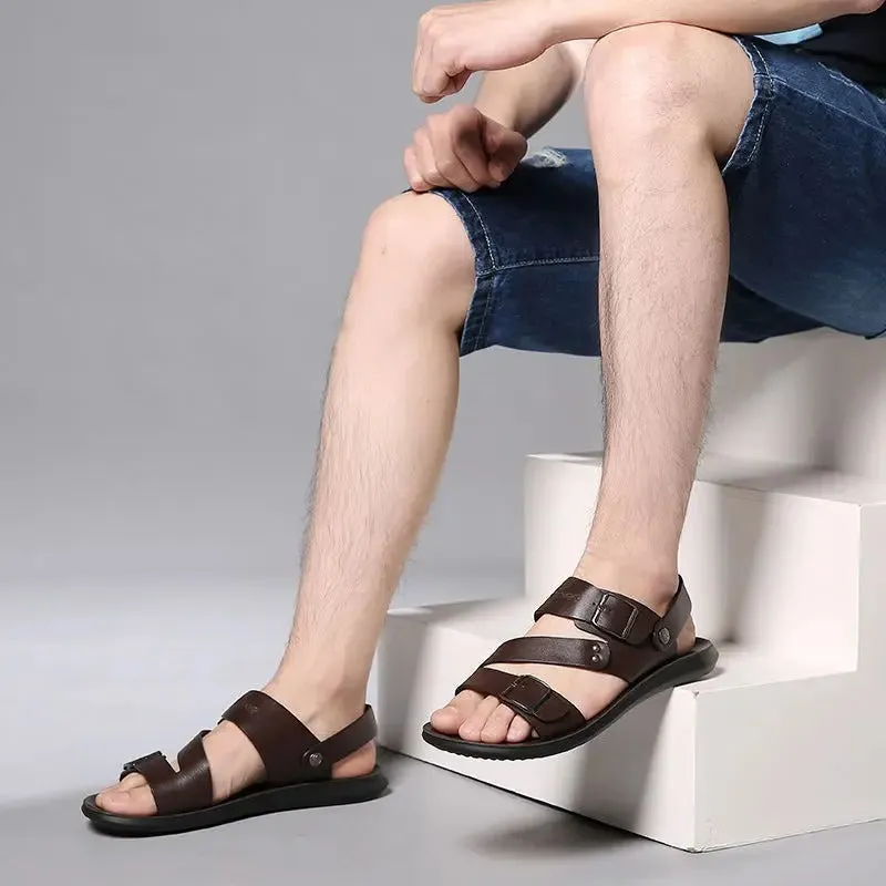 Matt Flat Sandals for Men