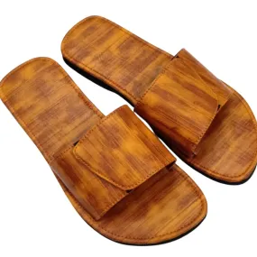 Regular Fit Synthetic Leather Sandals Flip Flops For Men