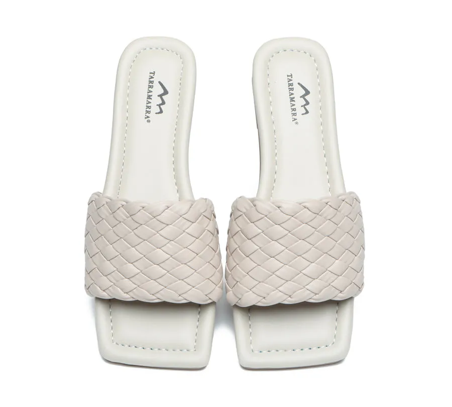 TARRAMARRA Open Toe Woven Flat Sandals Women Taunia